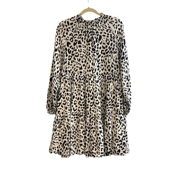 Maternity Dress Anthropologie x Yumi Kim Leopard Ivory Aura Size Small - Picture 11 of 13